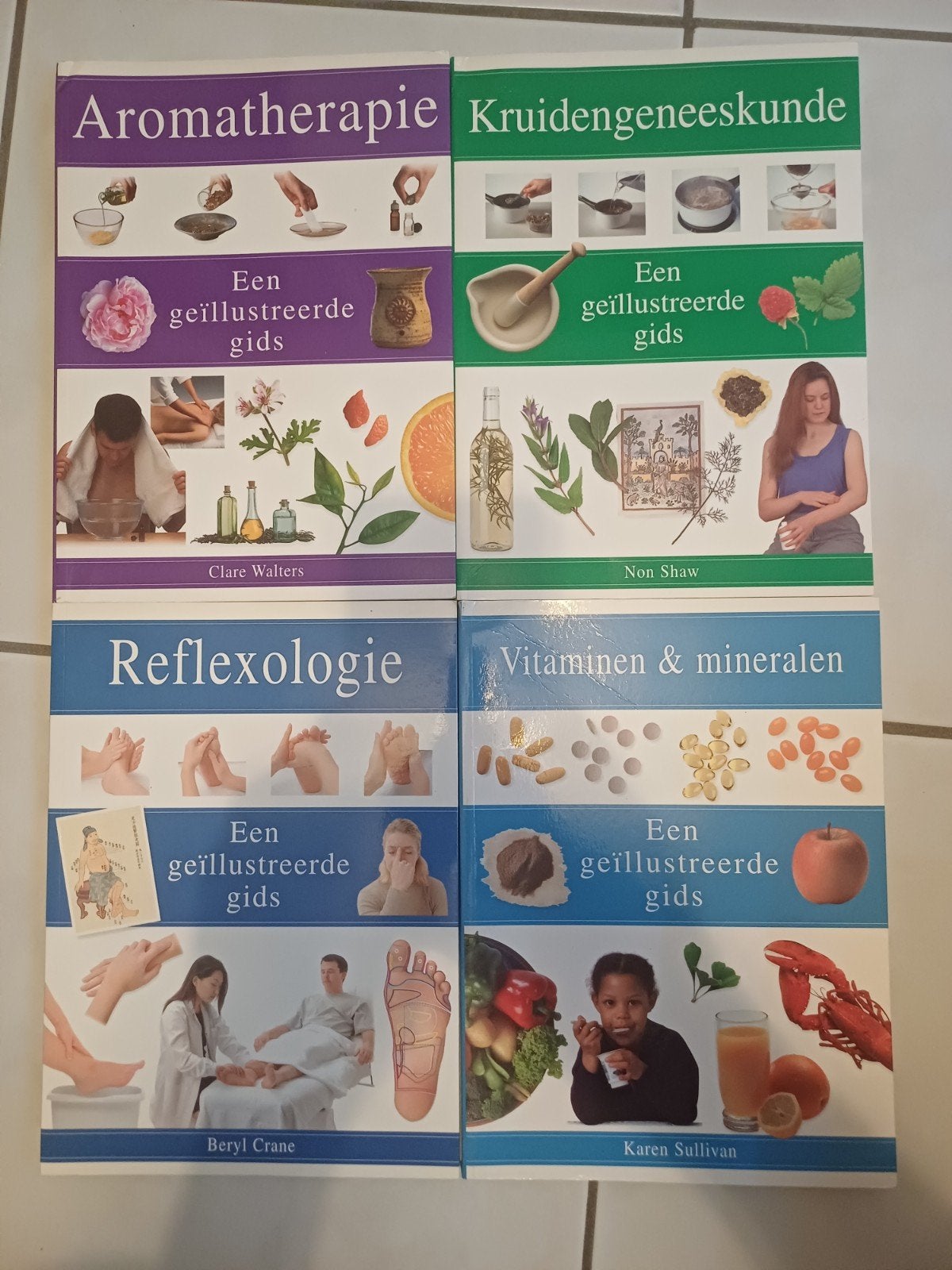 Set van 4 boeken "Een geïllustreerde gids", Enlèvement ou Envoi, Comme neuf, Plantes et Alternatives