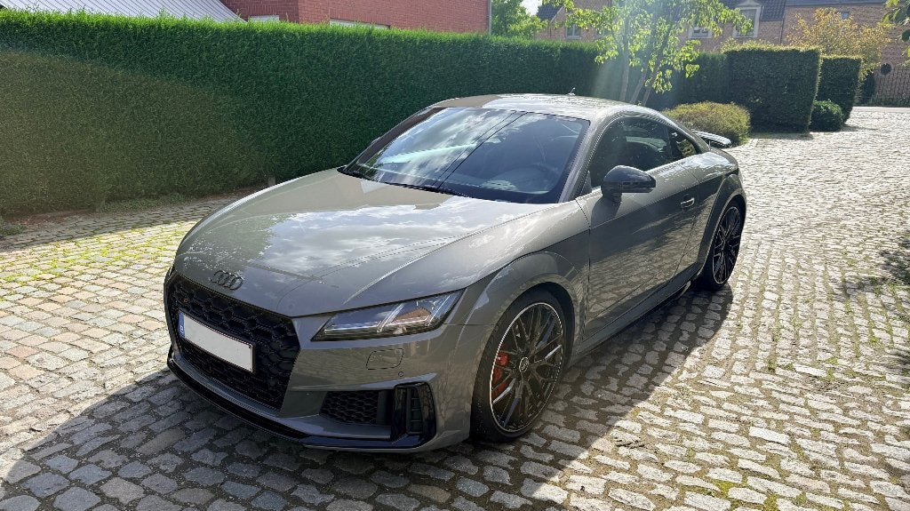 Audi TTS Coupe 2.0 TFSI Competition Plus S-Tronic 320Pk, Autos, Cuir, Argent ou Gris, Achat, Euro 6