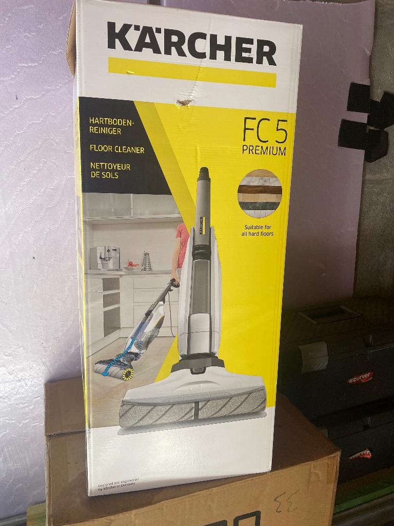 Karcher vloerreiniger, Enlèvement