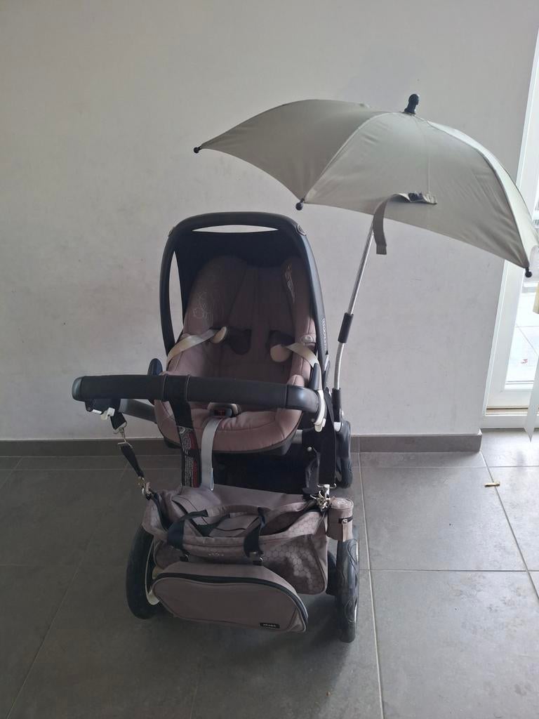 Kinderwagen 3 in 1 van bugabo, Ophalen, Regenhoes