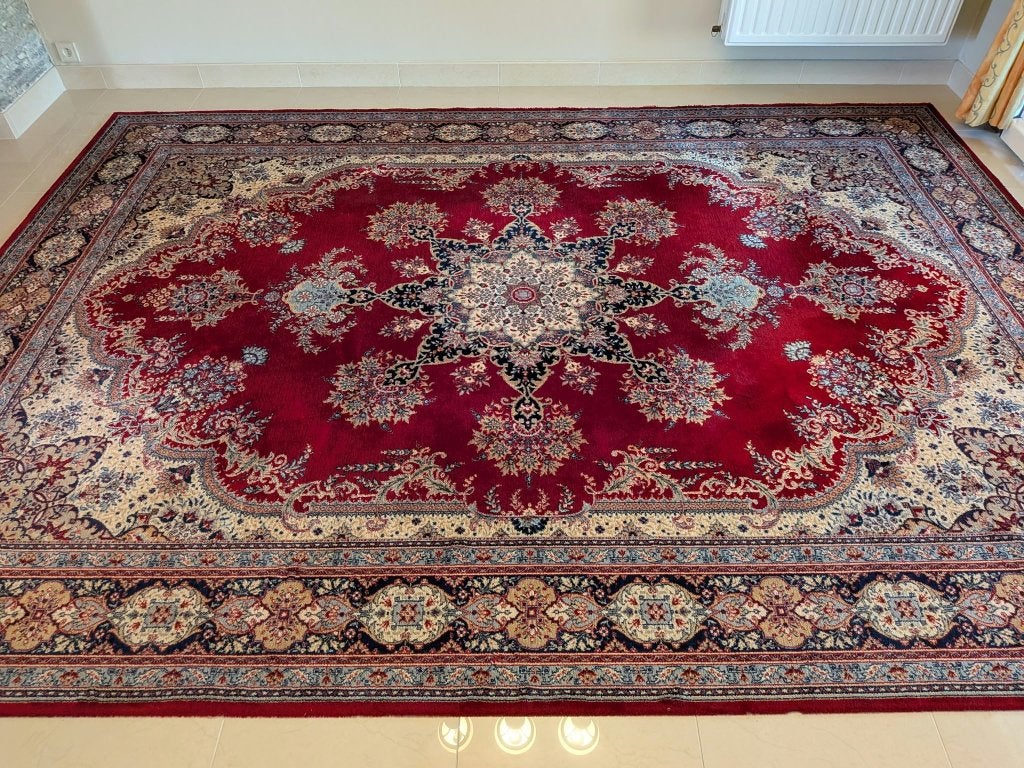 Groot wollen tapijt, Maison & Meubles, 200 cm ou plus, 200 cm ou plus, Klassiek, Utilisé