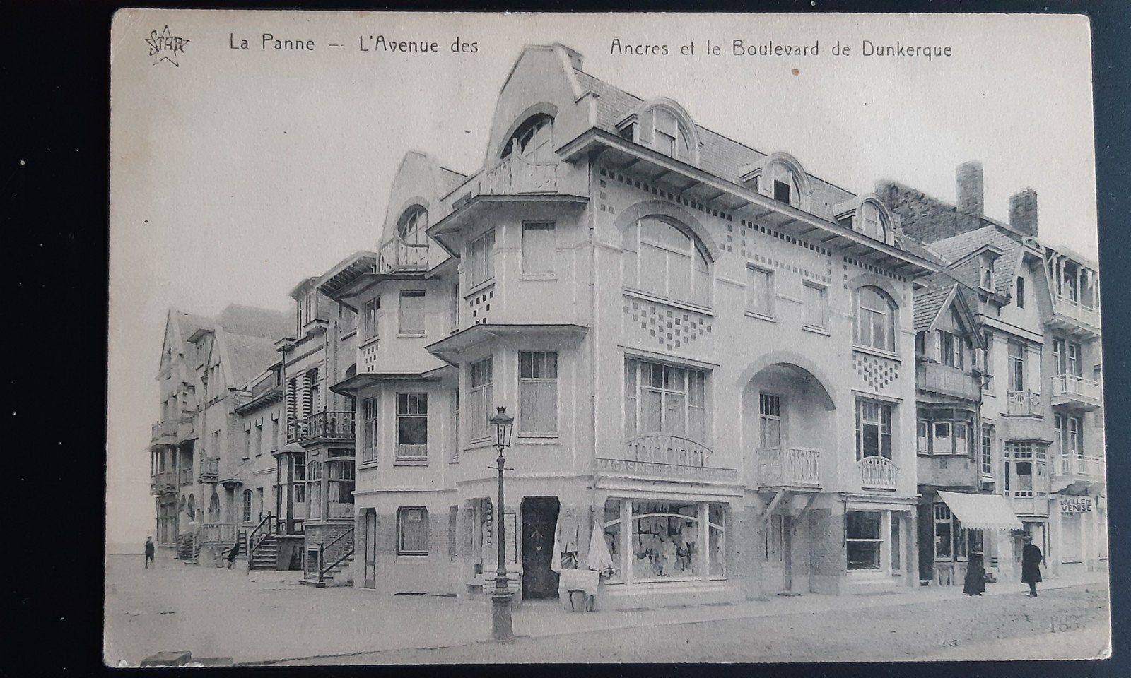 Postkaart la PANNE rue des ANCRES straat, Verzamelen, Foto's en Prenten, Ophalen of Verzenden