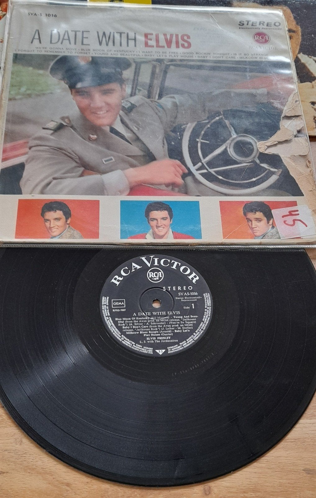 33 ELVIS LP'S, CD & DVD, Enlèvement