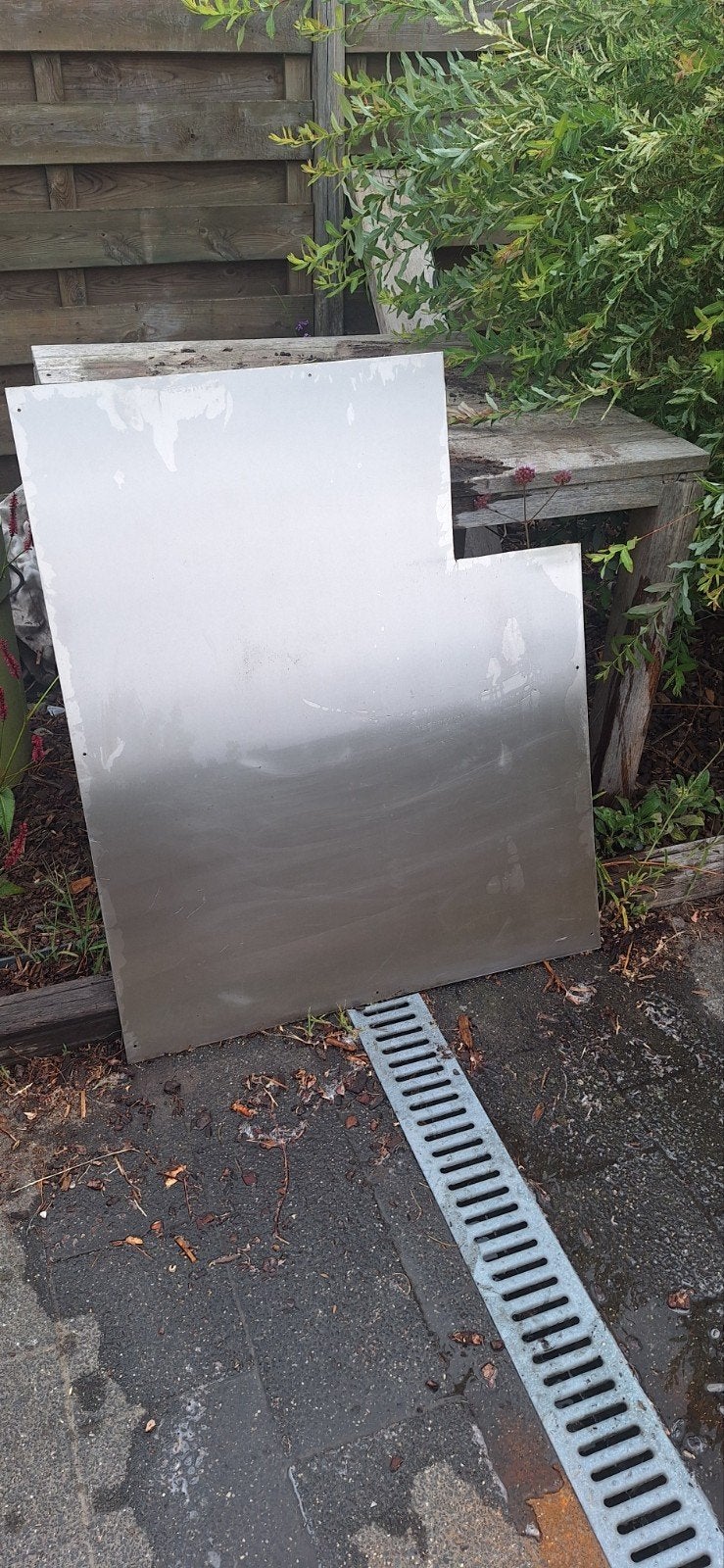 aluminiumplaat, Ophalen
