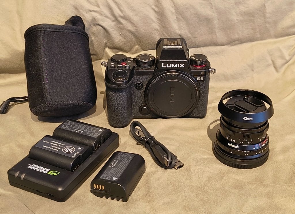 Panasonic LUMIX S5 24.2MP spiegelloze camera, Gebruikt, Panasonic, Accu, Ophalen of Verzenden