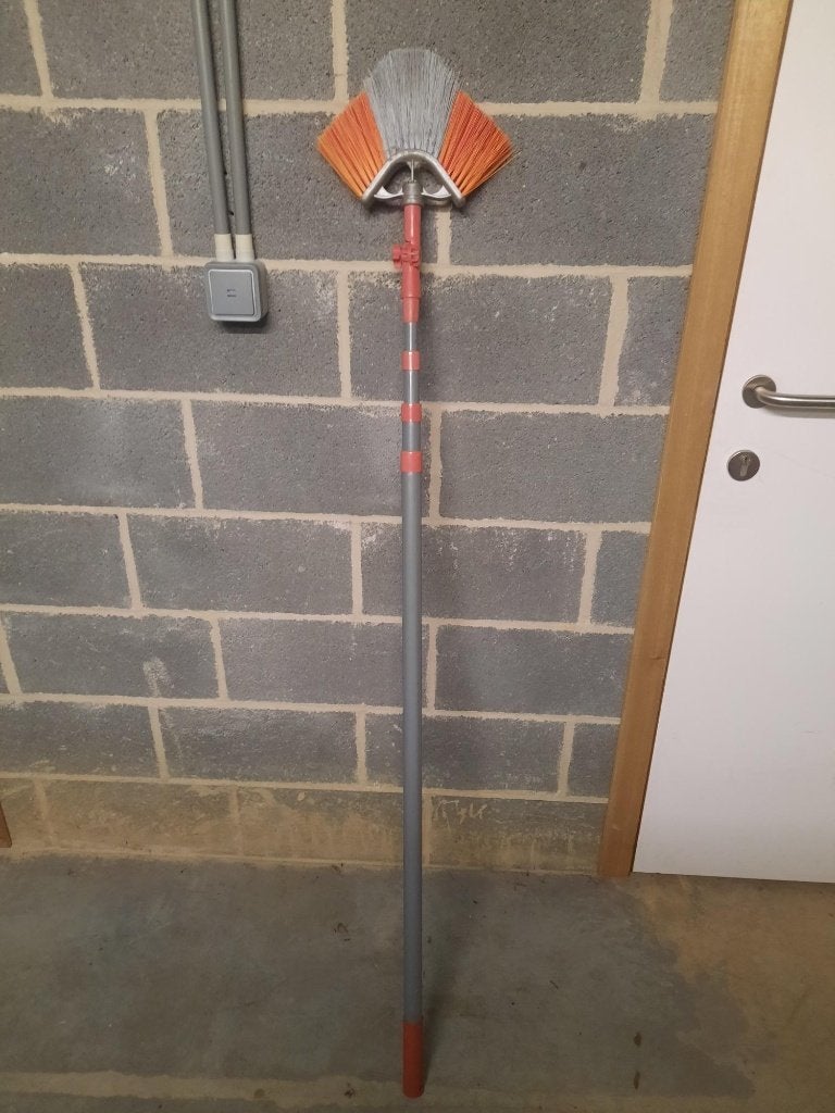 Spinnenverwijderaar met telescoopsteel totale lengte 6m, Ophalen, Gebruikt