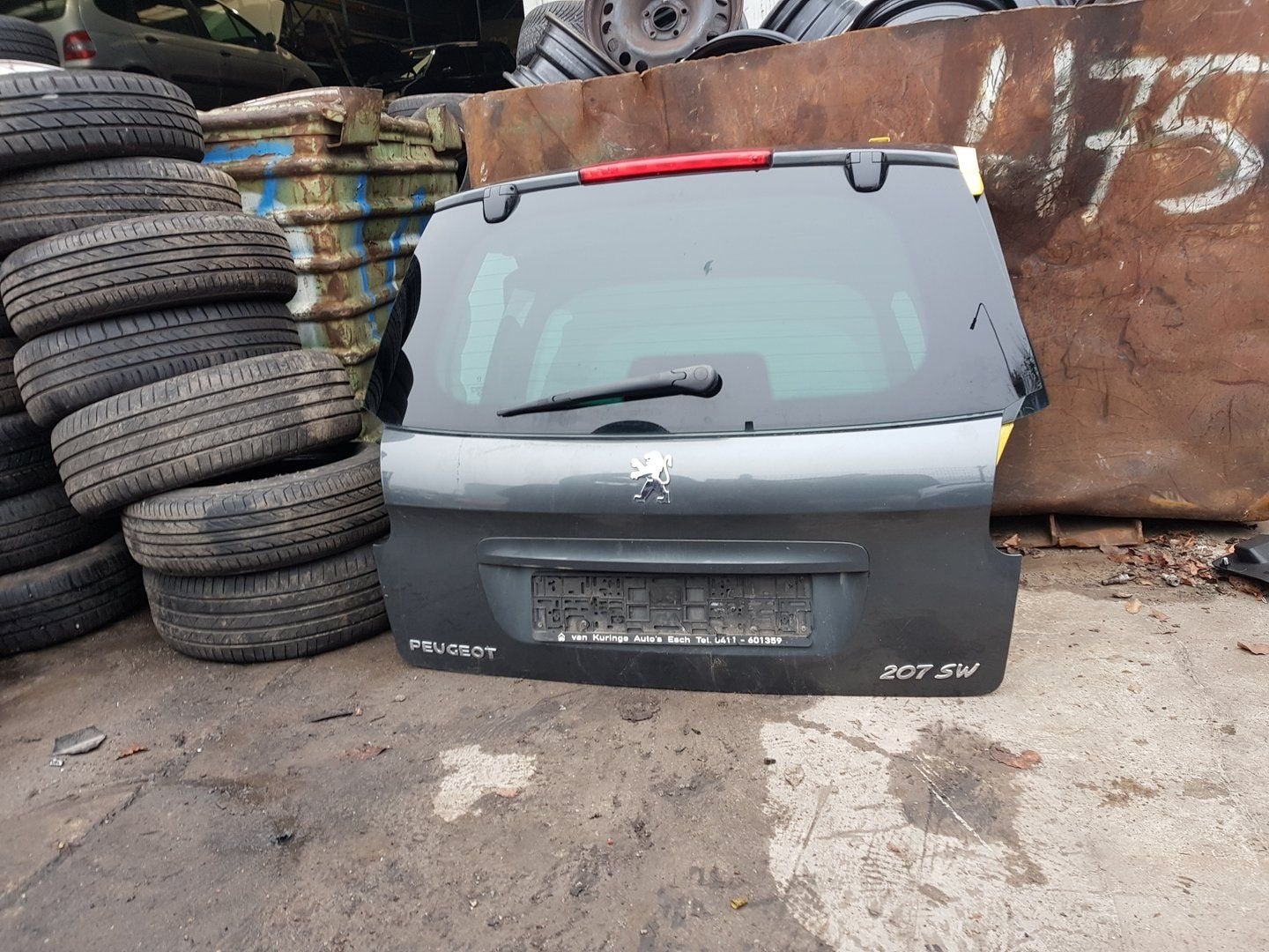 PEUGEOT 207  SW  ACHTERKLEP BJ 2006 TOT 2012, Auto-onderdelen, Gebruikt, -, Ophalen of Verzenden, Achter