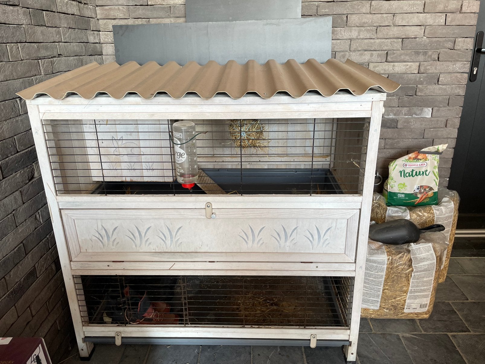 Grand clapier à lapins, Animaux & Accessoires, 90 cm ou plus, Niche, 75 à 110 cm, Cobaye