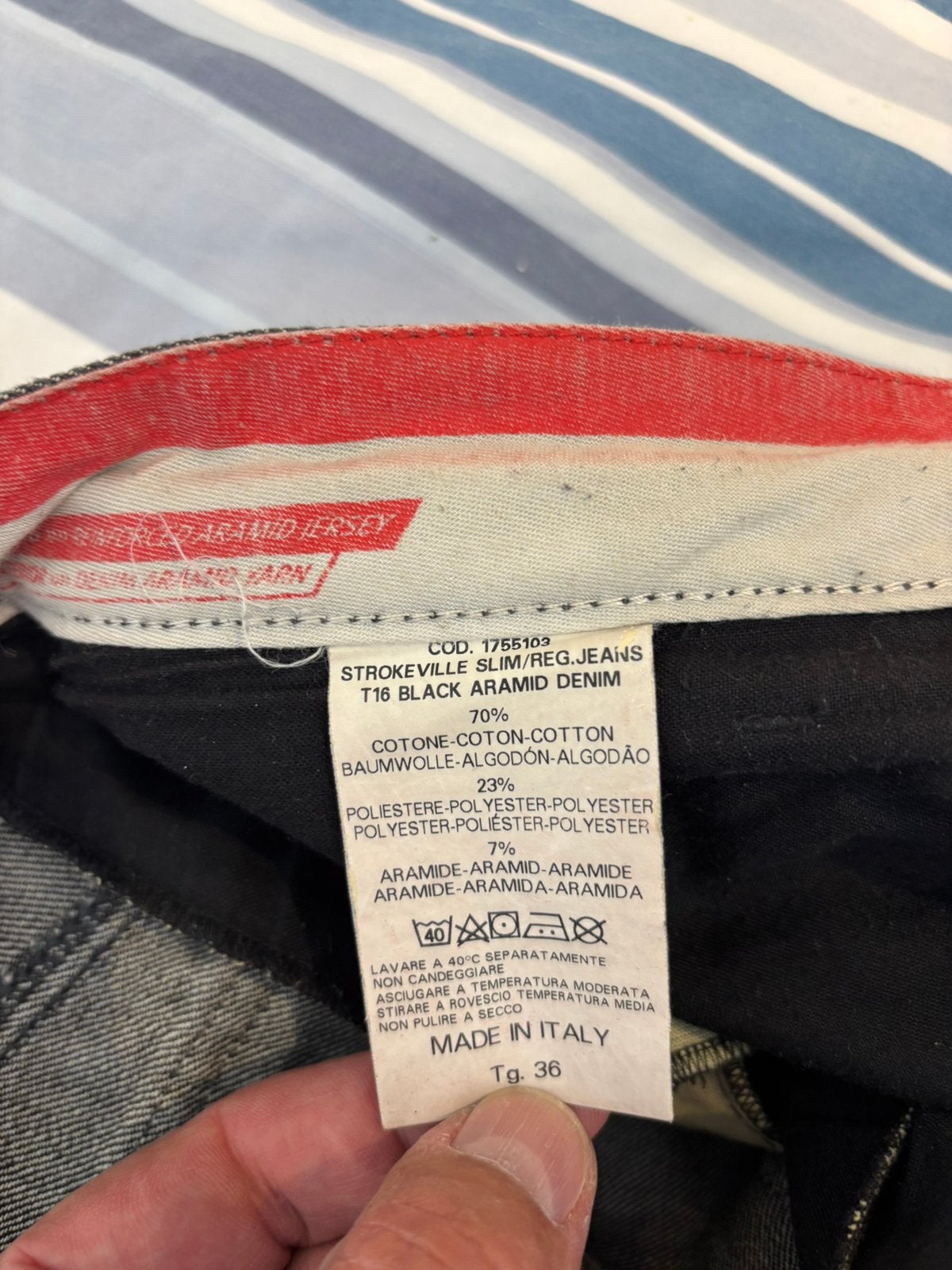 Pantalon Dainese Strokeville taille 36, Motos, Enlèvement, Seconde main, Hommes, Pantalon | textile