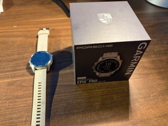 Porsche uurwerk garmin epix pro, Overige materialen, Polshorloge, Overige materialen, Zo goed als nieuw
