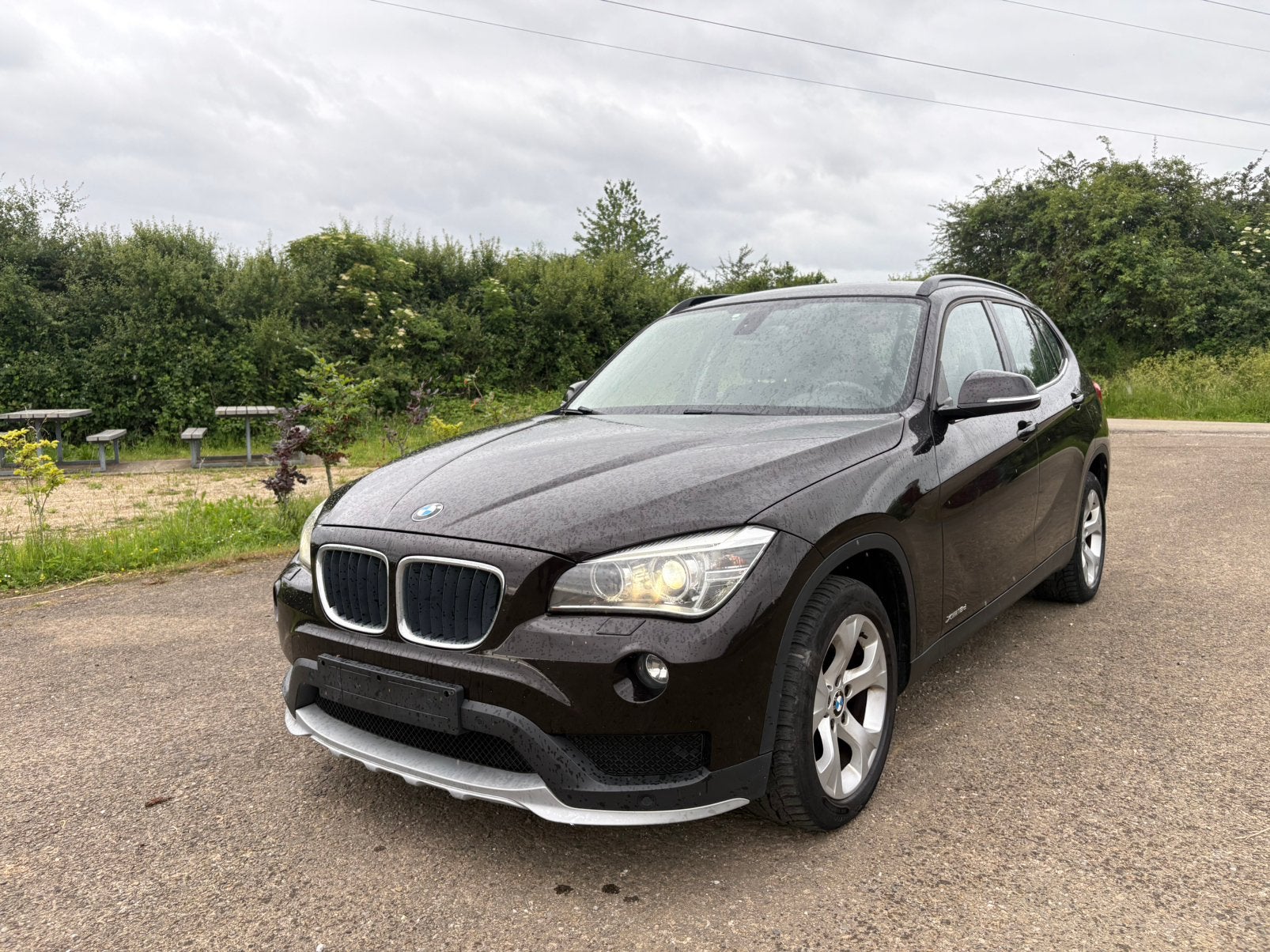 BMW X1 diesel 4x4 18d Xdrive, Auto's, BMW, X1, Euro 5, Bruin, Leder