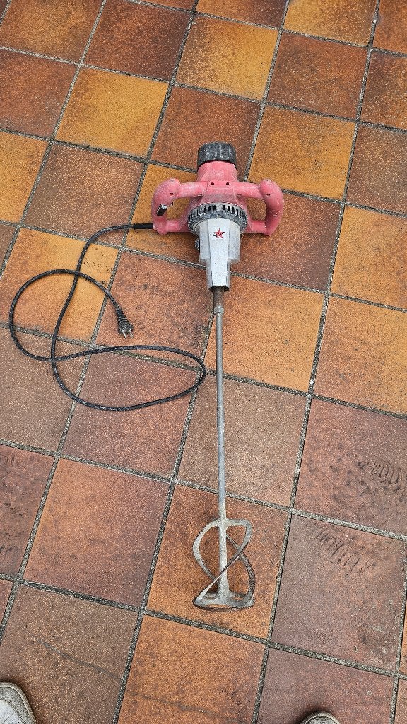 Mixer bouw cement menger 1200W, Ophalen, Gebruikt, Overige typen