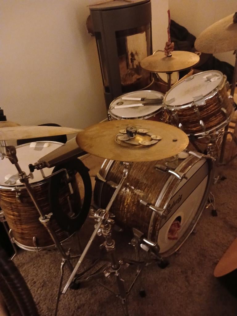Drum set, los of in bundel te koop!, Ophalen, Gebruikt, Ludwig