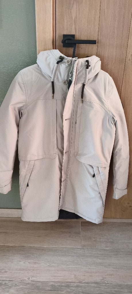 Winterjas, Beige, Nieuw, Ophalen of Verzenden, Maat 34 (XS) of kleiner