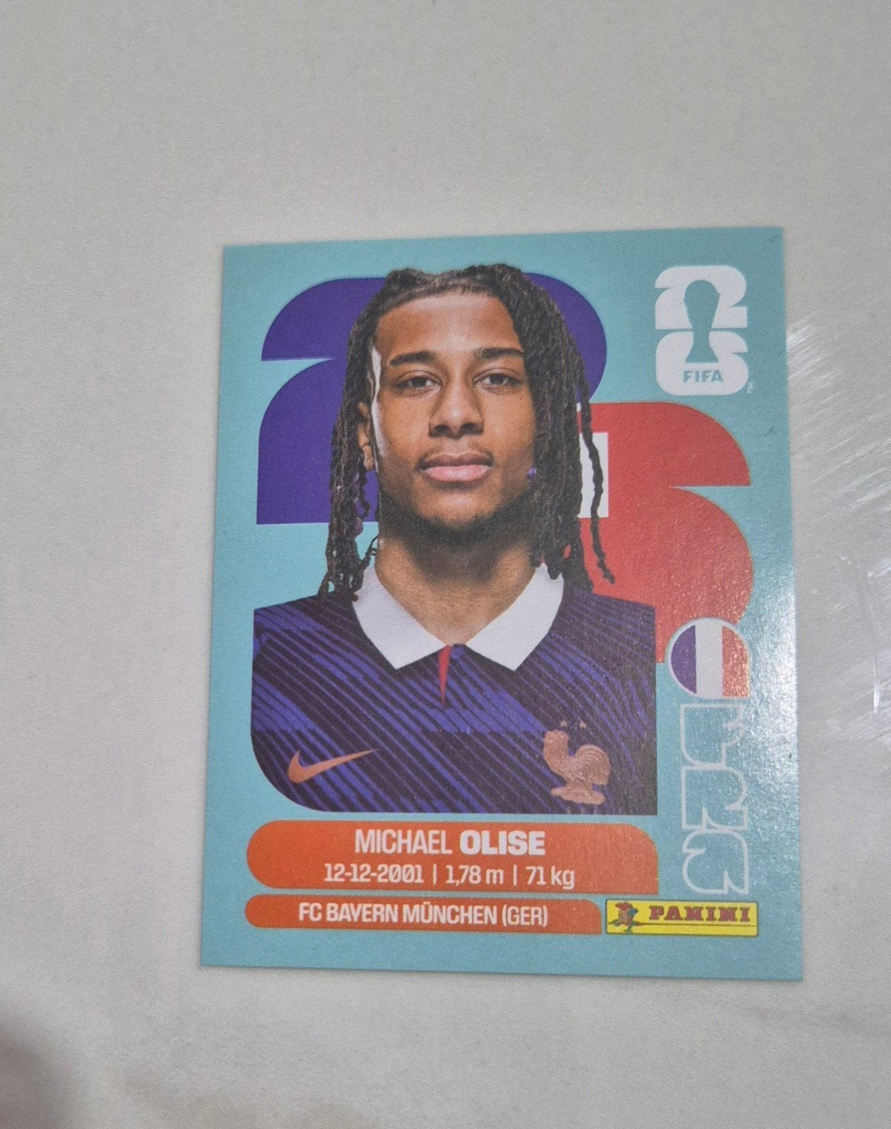 Autocollants Michael Olise Panini, Collections, Autocollants, Enlèvement, Neuf