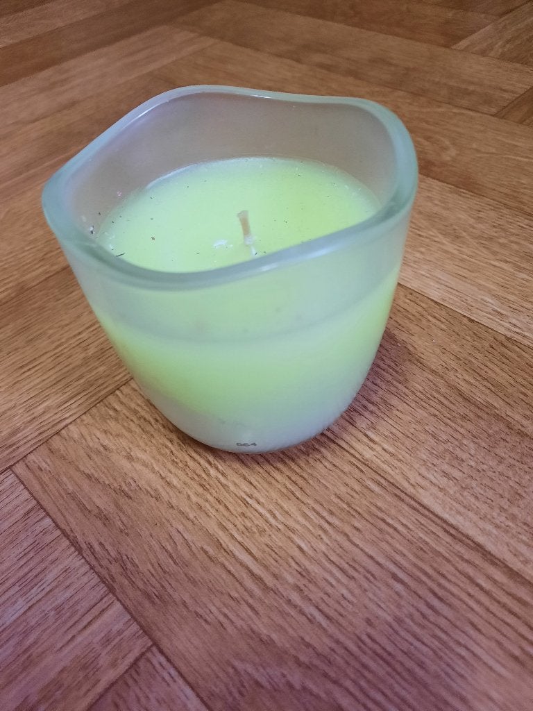 nieuw mat glazen potje met geparfumeerde kaars, Enlèvement ou Envoi, Neuf, Bougie
