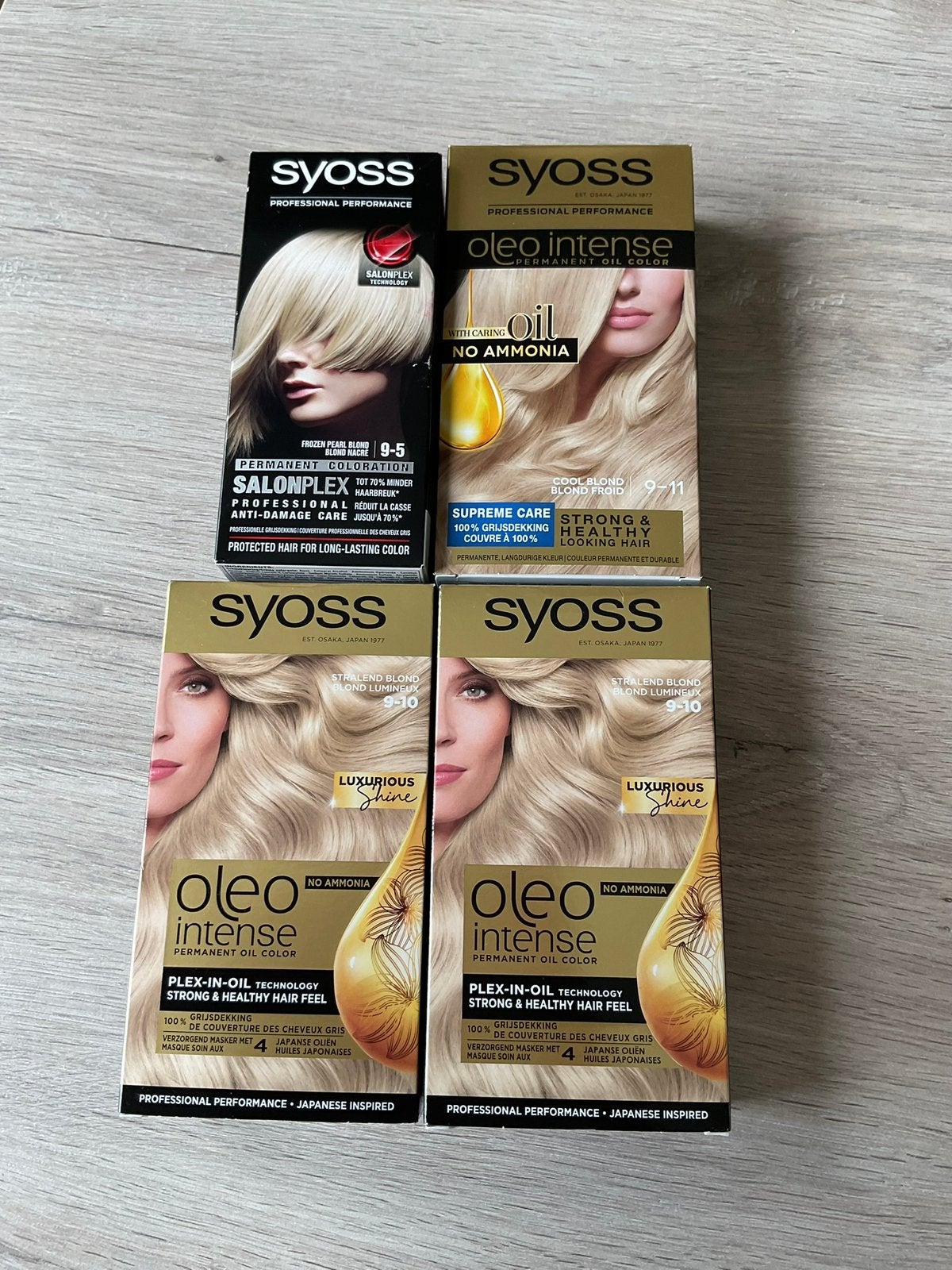4 nouvelles boîtes de coloration capillaire Syoss, Enlèvement ou Envoi, Neuf