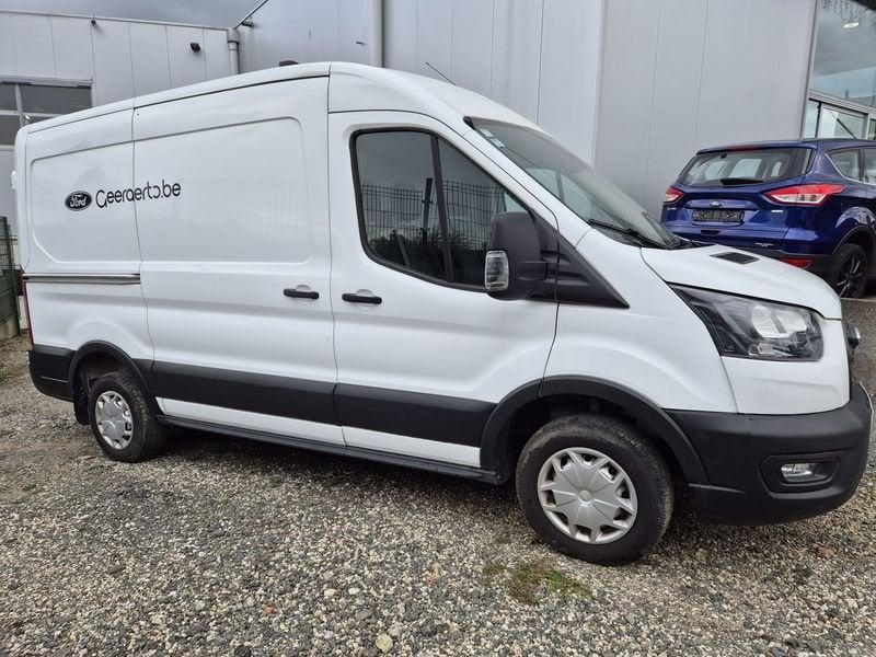 Ford Transit 310M L2H2 TD Trend FWD, Auto's, Voorwielaandrijving, Zwart, 4 cilinders, Wit