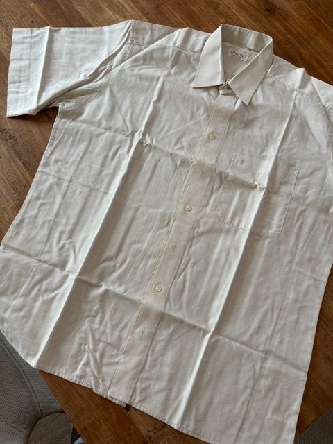 Hemd Eterna maat XL, Kleding | Heren, Overhemden, Eterna, Beige, Ophalen of Verzenden, Zo goed als nieuw