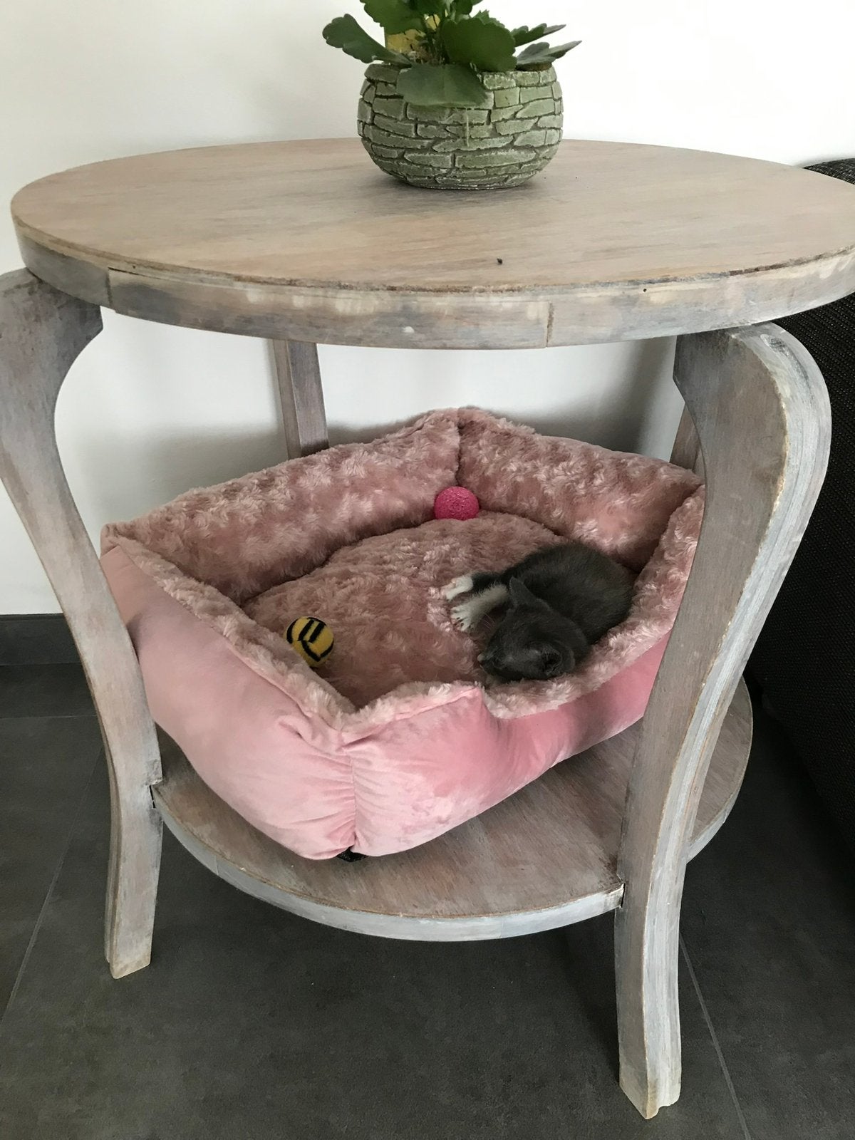 Tafeltje, Ophalen, Gebruikt, Rond, 55 tot 75 cm