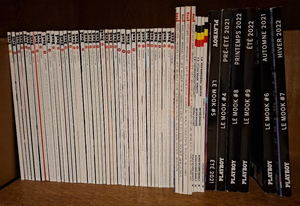 Playboy & Lui magazines (55 ex.), Verzamelen, Ophalen, 1980 tot heden, Tijdschrift