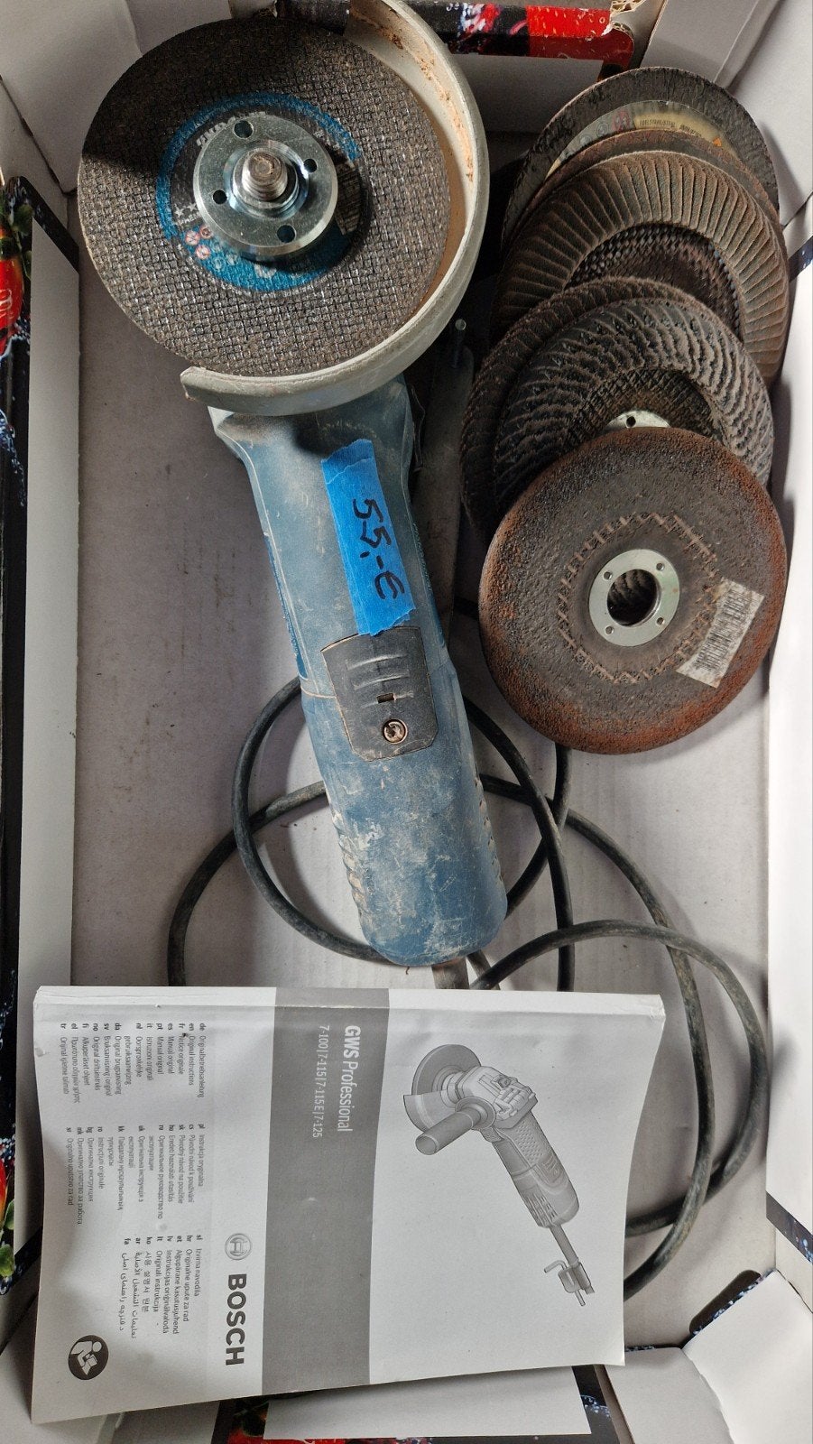 Bosch haakse slijper 125mm GWS 7-125, Ophalen of Verzenden