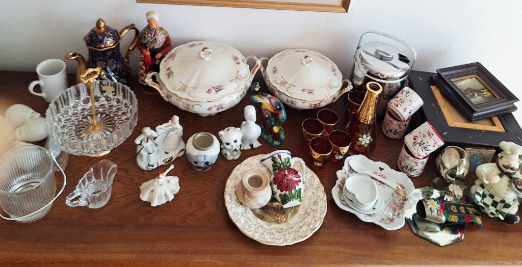 Diverse  antiek/vintage brokante  grote lot in1 koop, Enlèvement ou Envoi