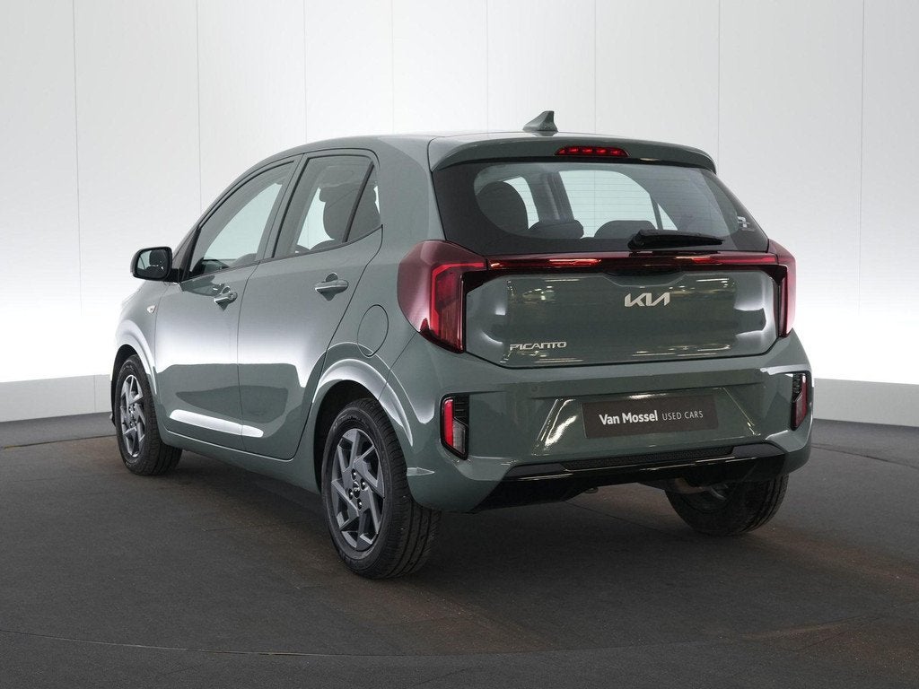Kia Picanto 1.0 GDI ISG 63 AMT Pulse, Auto's, Kia, Stof, Gebruikt, Zwart, 46 kW
