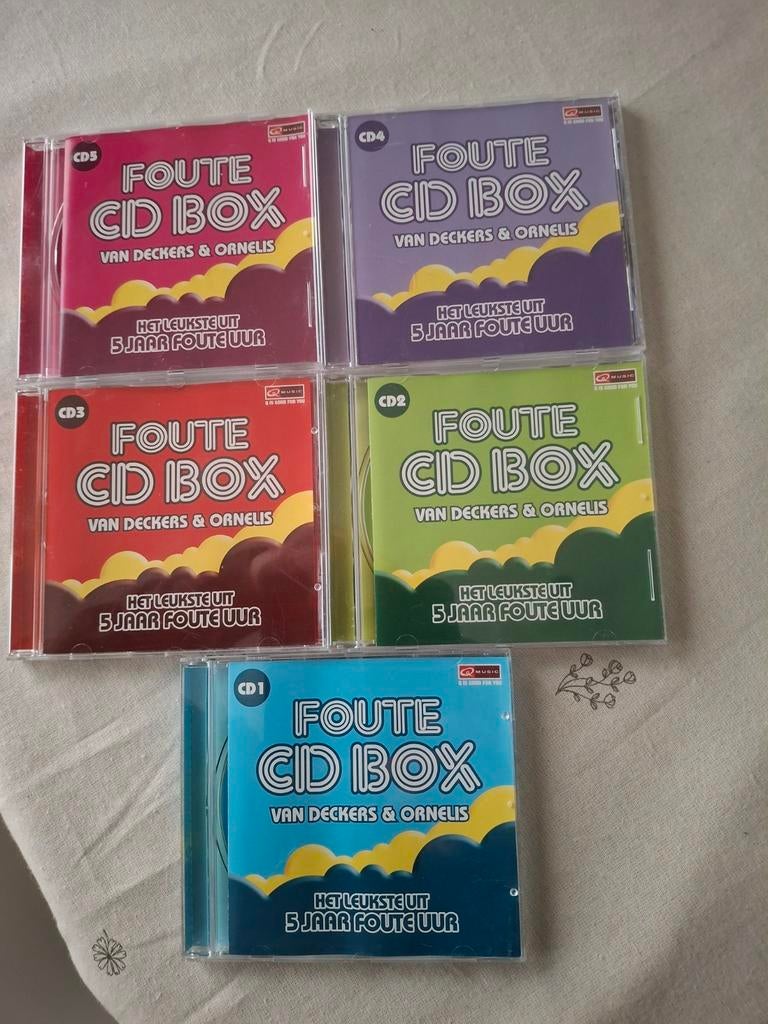 5 cds foute cd box  van deckers  &  ornelis, Ophalen of Verzenden