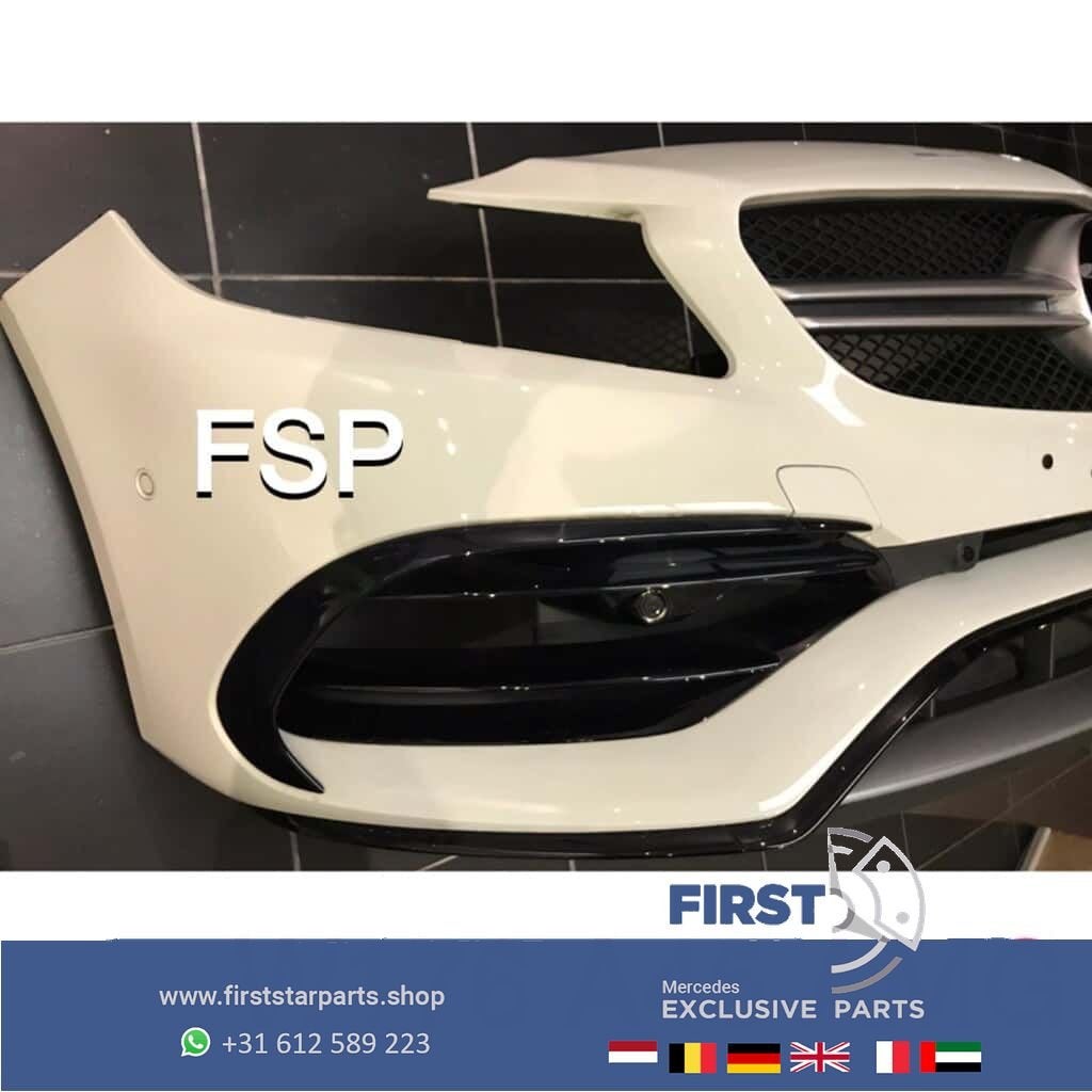 A45 AMG Facelift Voorbumper W176 A Klasse bumper wit Mercede, Gebruikt, -, Voor, Ophalen of Verzenden