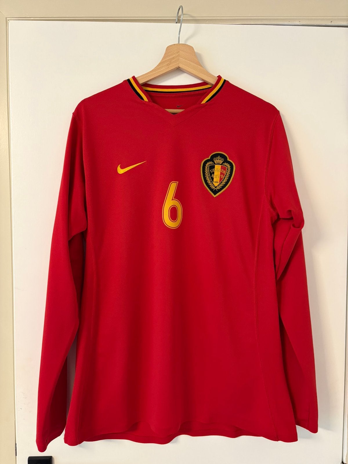 Matchworn / matchissued Rode Duivels (beloften), Enlèvement ou Envoi, Comme neuf, Maillot