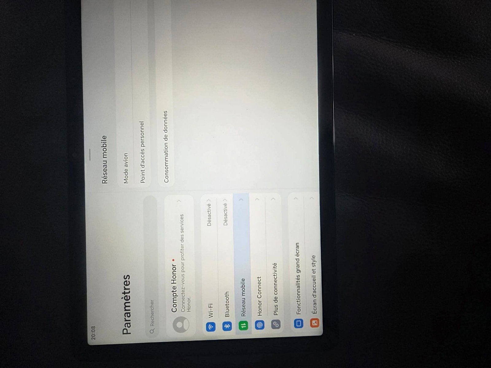 tablette honor pad x8 a prix fixe, Enlèvement