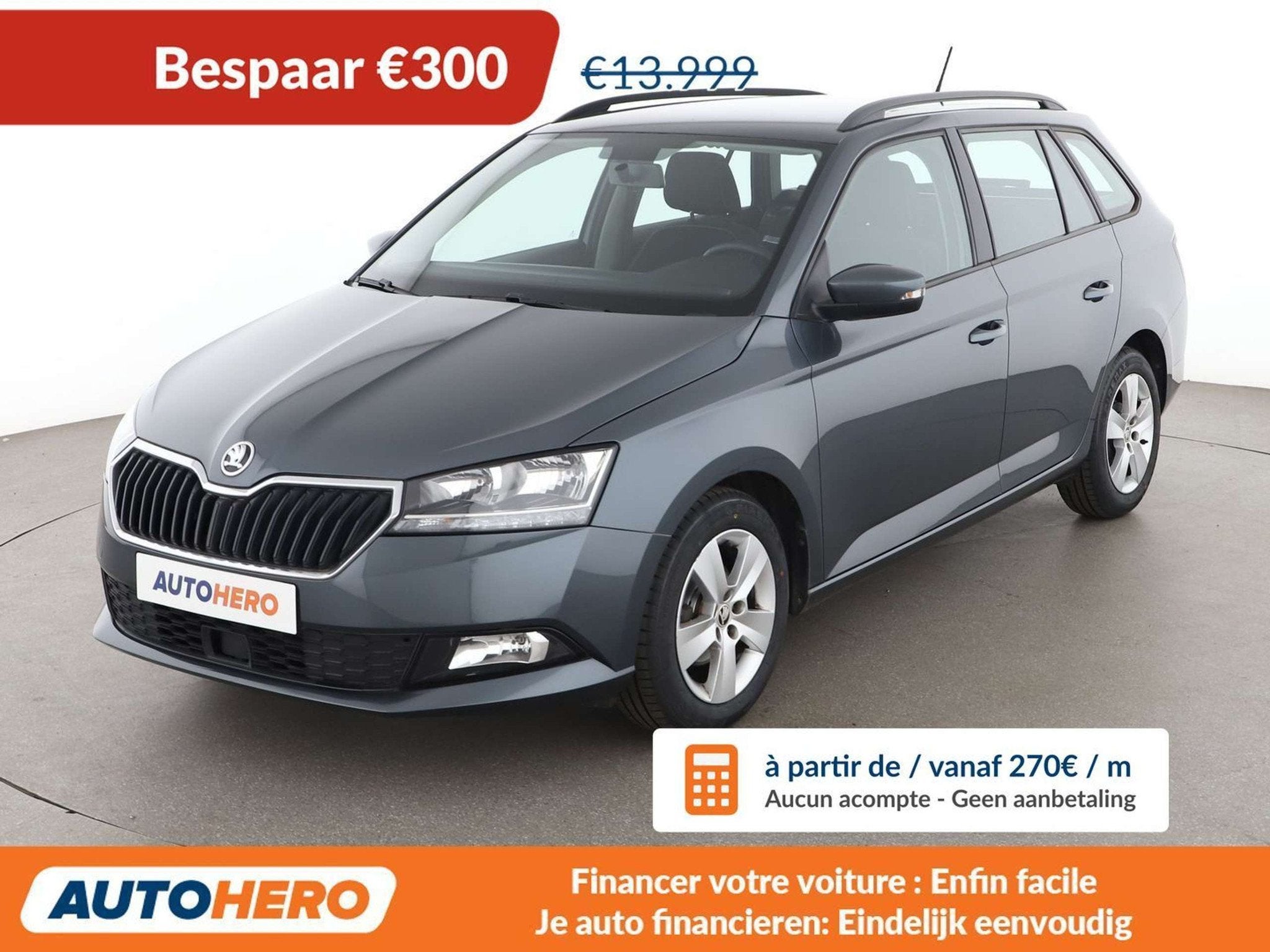 Skoda Fabia 1.0 TSI Ambition (bj 2021), Voorwielaandrijving, Stof, Gebruikt, https://public.car-pass.be/vhr/1813cb79-04f9-45b4-90f4-04e4f9d6a99d