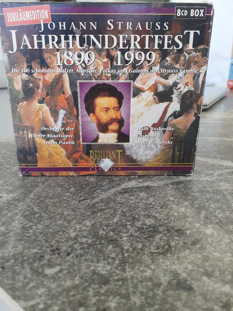 klassieke muziek cd's Johan strauss, Ophalen, Zo goed als nieuw, Overige typen