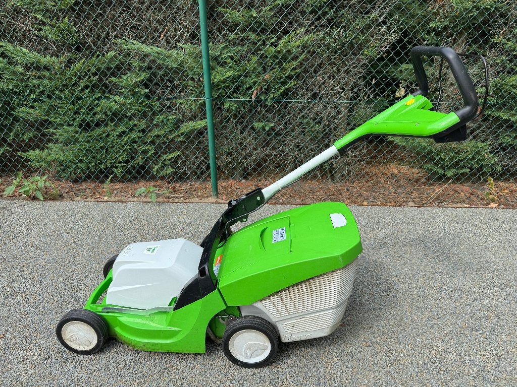 Grasmaaier Stihl Viking ME 443 C, Tuin en Terras, Grasmaaiers, Ophalen, Viking, Gebruikt, Elektrische grasmaaier