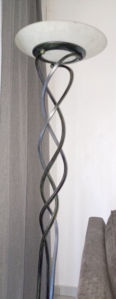 Lampadaire, Maison & Meubles, Lampes | Lampadaires, Enlèvement, Utilisé, Verre, 150 à 200 cm