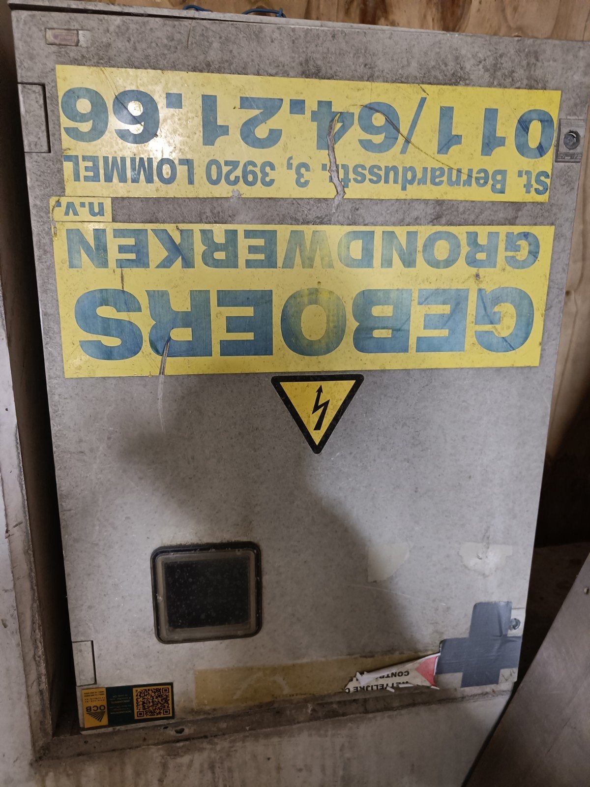 Werf stroom kast, Ophalen, Gebruikt