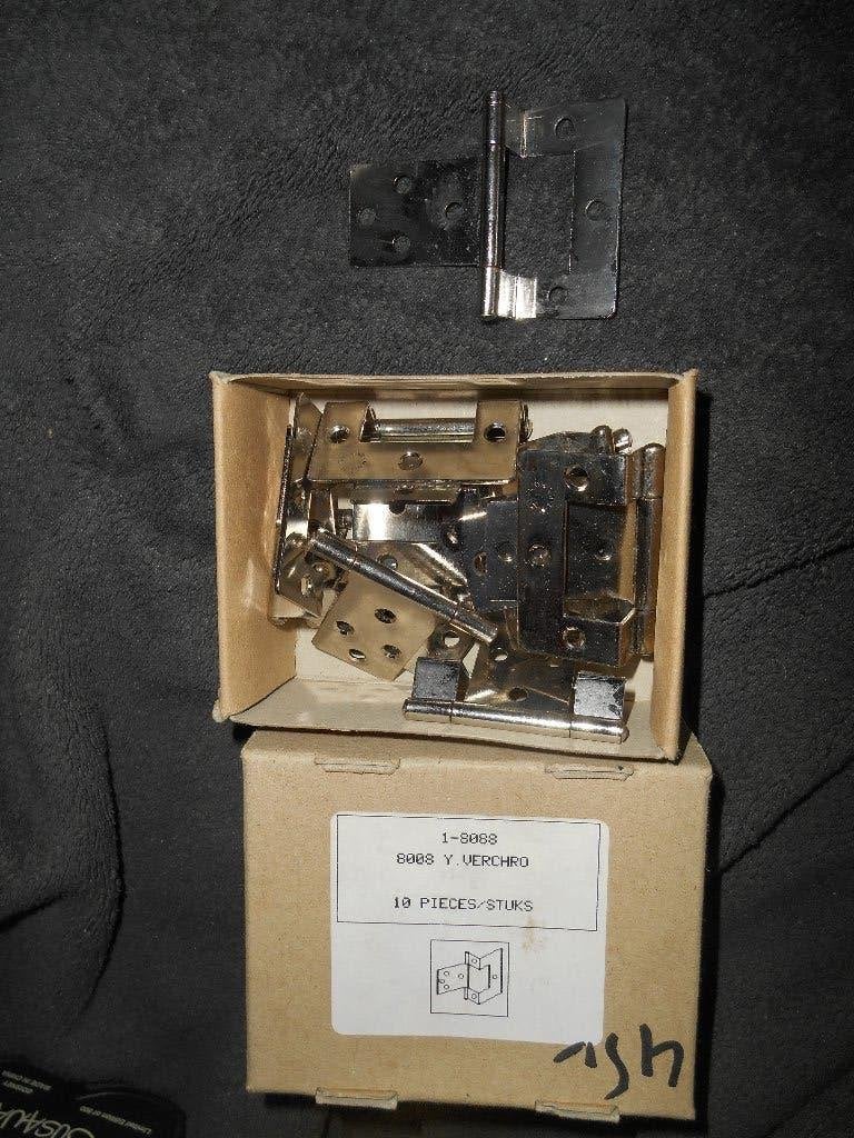 Boite de 10 charnières pliantes Mod 8008Y, Enlèvement ou Envoi