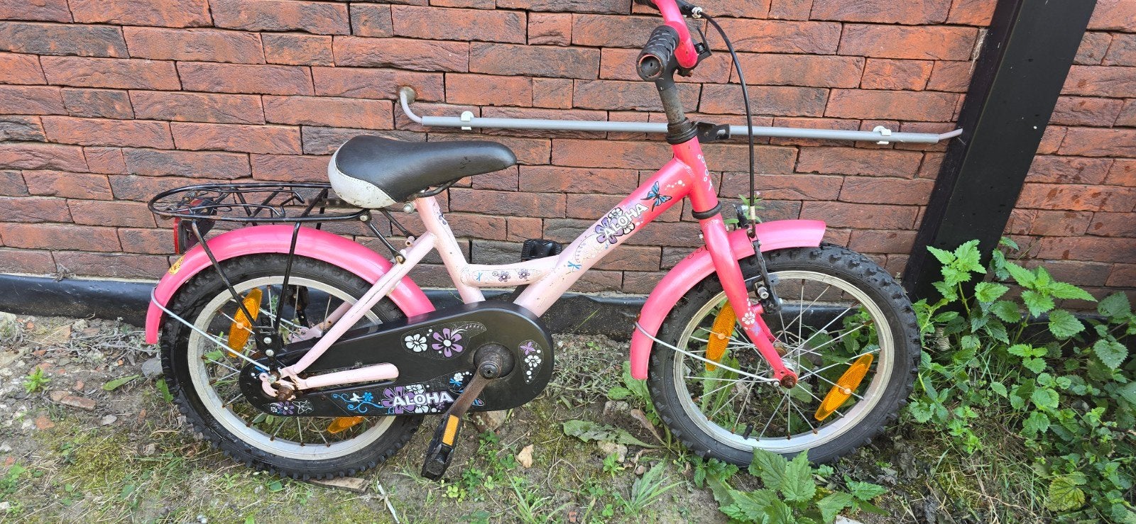 Meisjesfiets 16inch, Ophalen