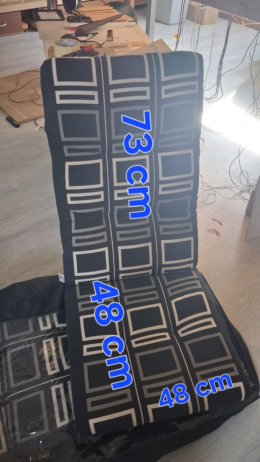 2 kussens voor op tuinstoelen, Tuin en Terras, Tuinmeubel-accessoires, Ophalen