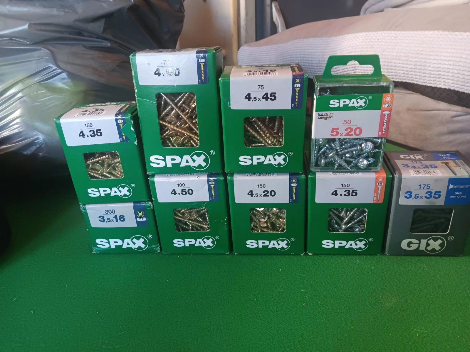 8 verschillende en volledige spaxvijzen NIEUW, Doe-het-zelf en Bouw, Ophalen of Verzenden