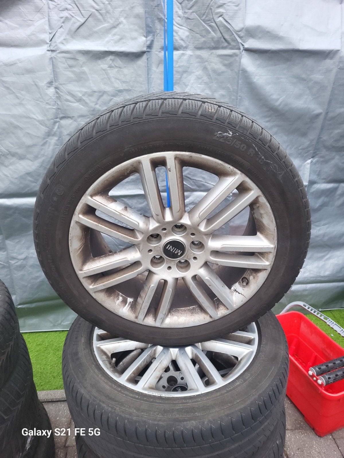 Jantes en alliage Mini Cooper Countryman S avec pneus : Stee, Autos : Pièces & Accessoires, Enlèvement, Pneu(s)