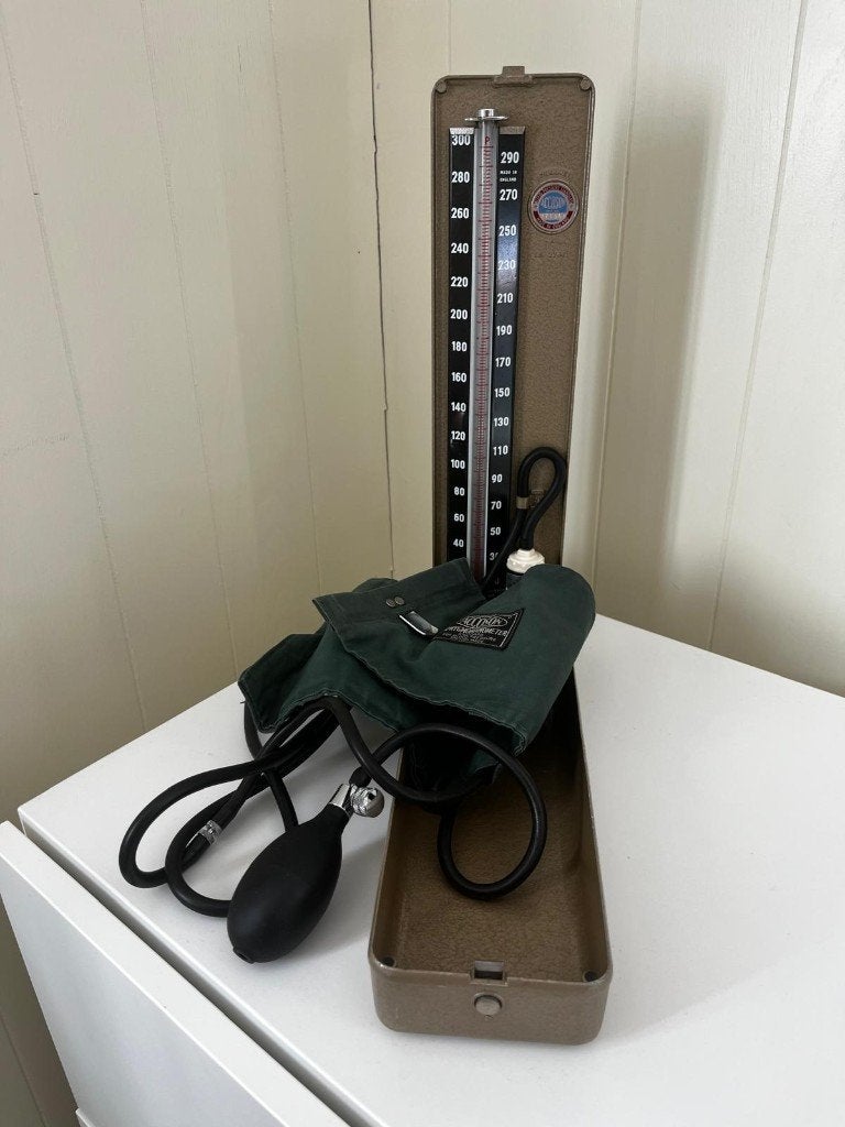 Sphygmomanometer vintage - bloeddrukmeter, Antiek en Kunst, Ophalen of Verzenden