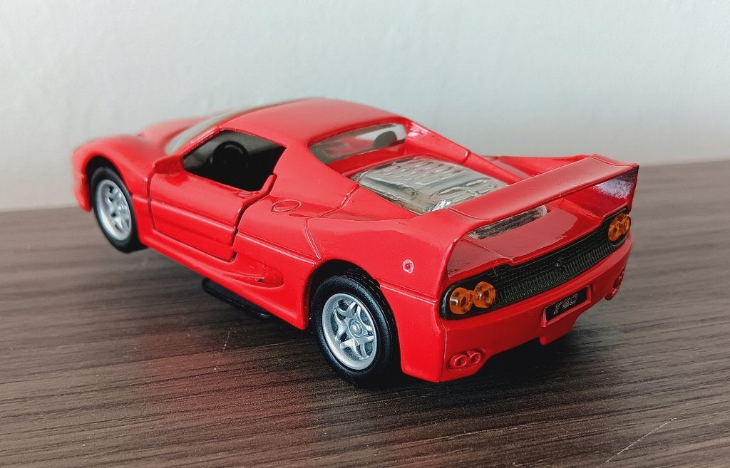 Maisto 1:39 Ferrari F50 Shell Collection, Hobby en Vrije tijd, Ophalen of Verzenden, Zo goed als nieuw, Auto
