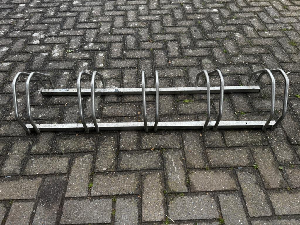 Fietsenrek voor 5 fietsen, Fietsen en Brommers, Ophalen, Gebruikt