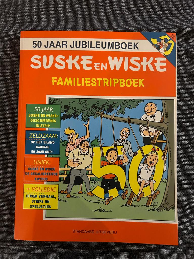 Suske en Wiske - 50 Jaar Jubileumboek Familiestripboek, Boeken, Ophalen, Zo goed als nieuw