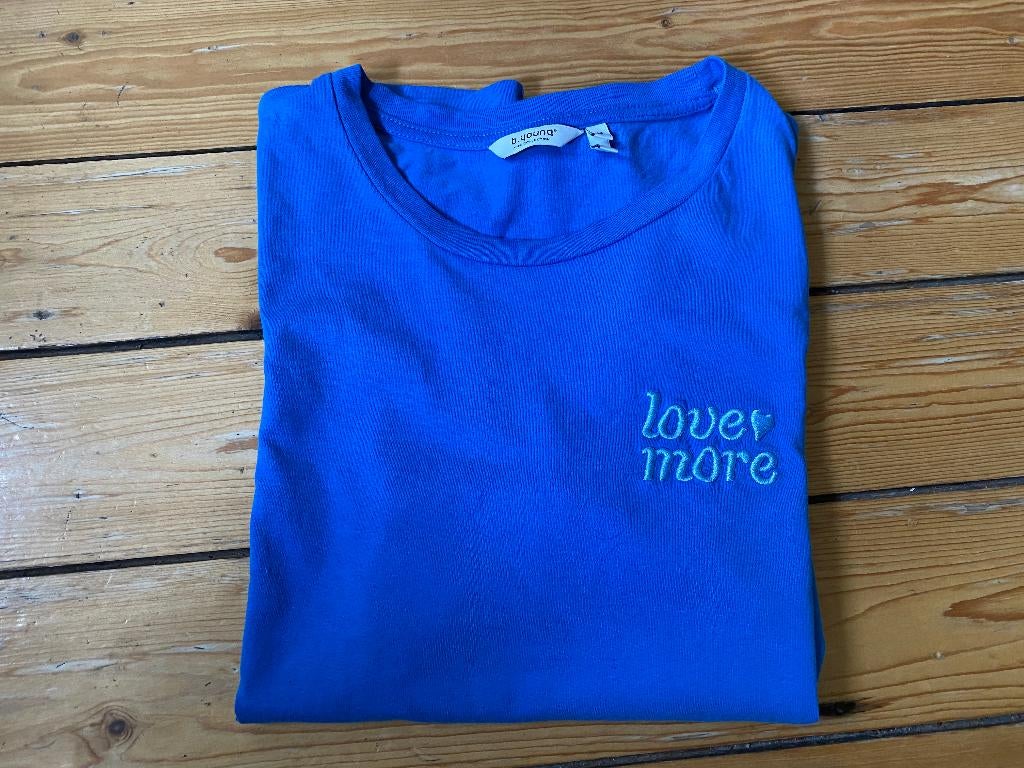 Als nieuw t-shirt, maat M, merk B.Young, Maat 38/40 (M), Blauw, Ophalen of Verzenden, Zo goed als nieuw
