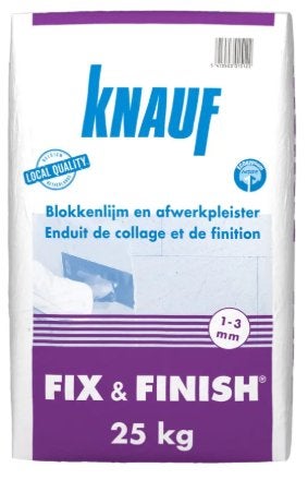Knauf fix & finish - 25 kg - 6 zakken, Enlèvement, Neuf, Autres matériaux
