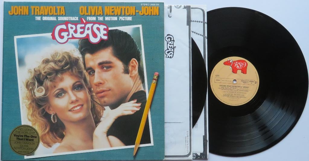 Graisse. 2 x LP, 12 pouces, Enlèvement ou Envoi, 1970 - 1979, Utilisé