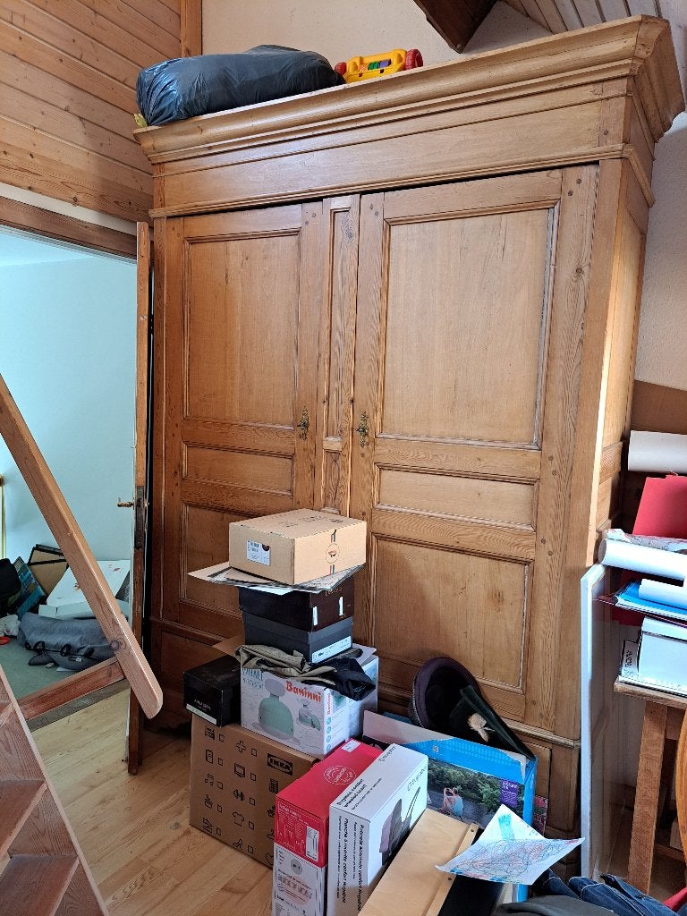 Mooie houten kast, Antiek en Kunst, Ophalen